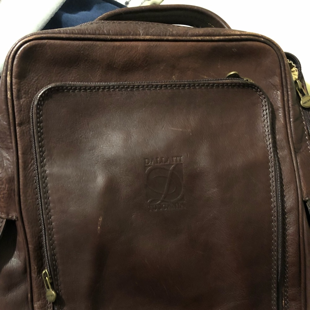 Leather backpack bag from Italy (Rome)